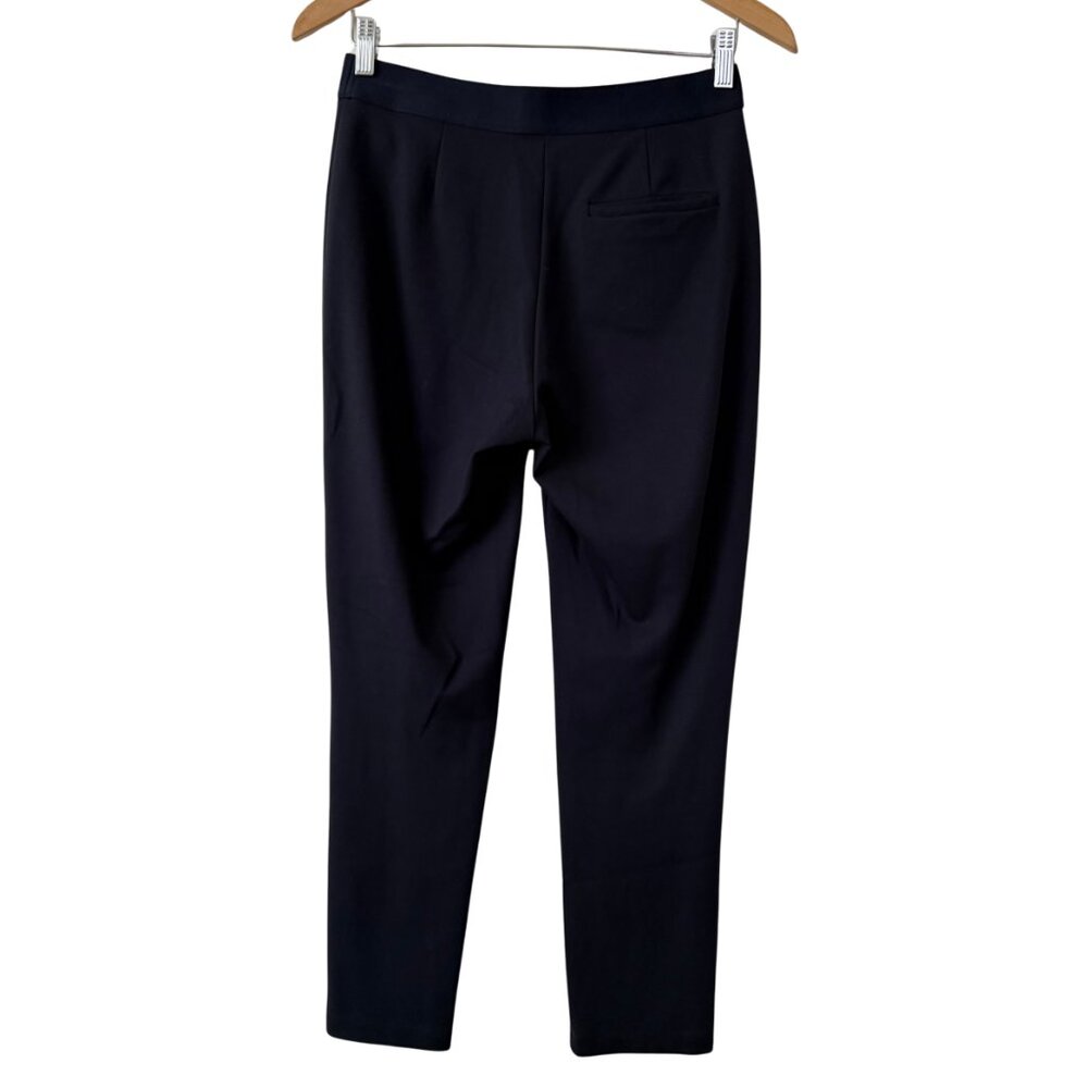 Women's Uniqlo Navy Blue Office/Work Wear Straight Stretch Pants - Small 26-27" - Picture 2 of 4